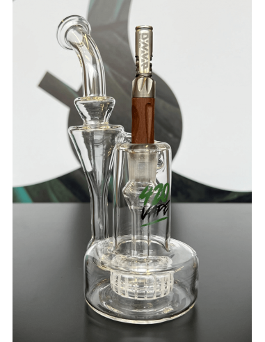 Bongo Recycler 420VAPE to be connected to a vaporizer with a cut of 14.5 mm