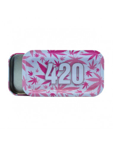 Syndicase 420 PINK odorless storage with a tray
