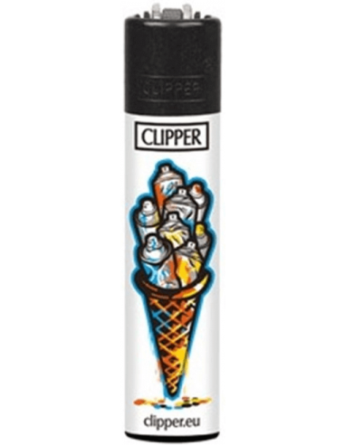 Zapalniczka Clipper wzór ICE CREAM CONE nadruk 1