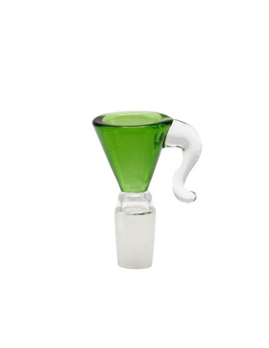 Amsterdam bong bowl with a handle cut 14.5 mm green