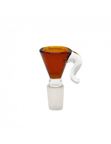 Cybuch do bonga Amsterdam z uchwytem szlif 14.5 mm bursztynowy