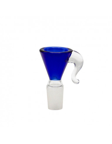 Amsterdam bong bowl with a handle cut 14.5 mm blue