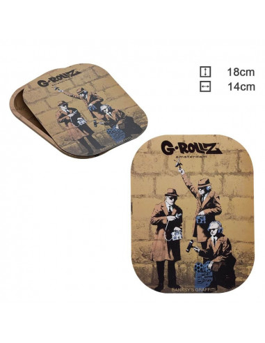 Magnetic cover for G-Rollz Banksy Spy Both 18 x 14 cm