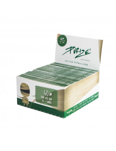 Purize tissue papers Brown King Size Slim BOX 40 pcs.