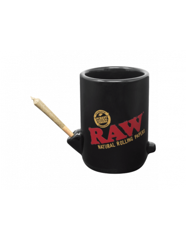 RAW Wake-Up and Bake-Up Coffee Mug- A cup with a joint opening