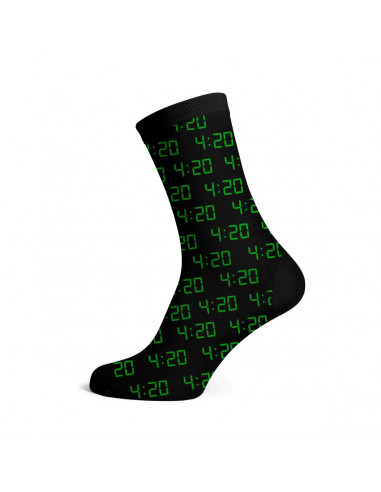 Men's socks 4:20 BLACK size 40-45