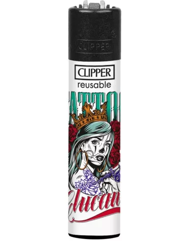 Zapalniczka Clipper wzór HARD TATTOO nadruk 2