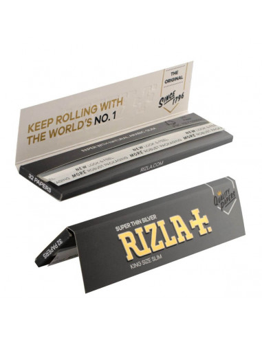 Rizla Silver King Size Slim ultra-thin tissue papers