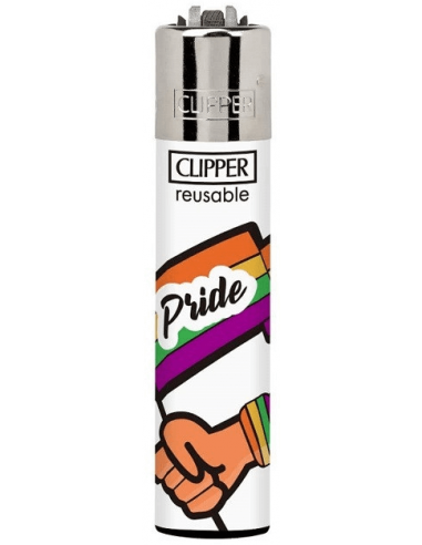 Clipper lighter, RAINBOW PRIDE pattern 2
