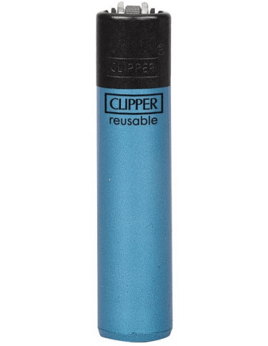 Clipper lighter, pattern CRYSTALS 8 blue