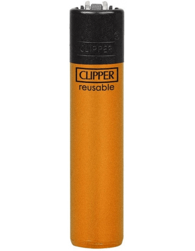 Zapalniczka Clipper wzór CRYSTALS 8 pomarańczowa