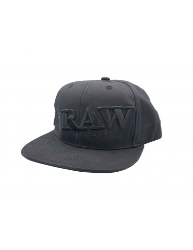 RAW Baseball Cap with compartment and BLACK tamper