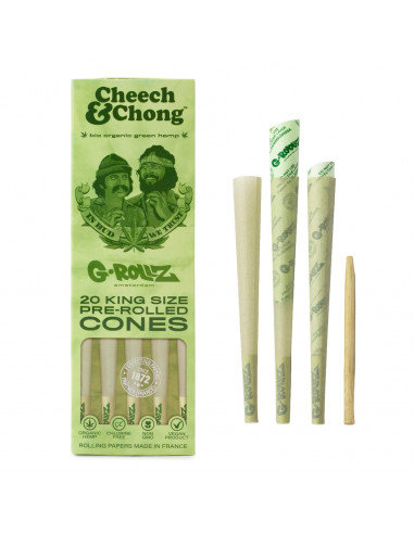 Bibułki konopne Cones G-Rollz Cheech & Chong Organic Hemp