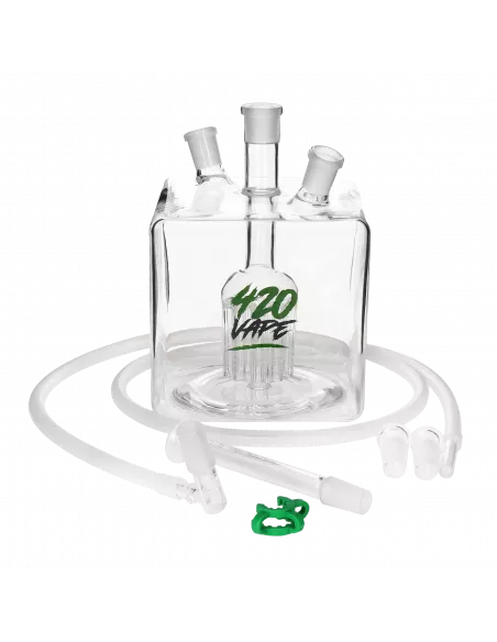 Bomb Qube XL 420VAPE - Bongo do waporyzatora z filtrem szlif 14.5 mm