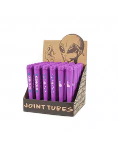 Joint Holder Stoned Leaves Finger - Schowek na jointa Fuksja 2