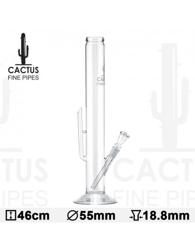 Bongo Cactus Glass wys. 46 cm szlif 18.8 mm