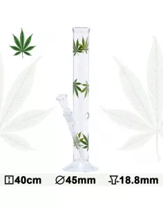 Classic bong Multileaf Hangover, height 40 cm, cut 18.8 mm