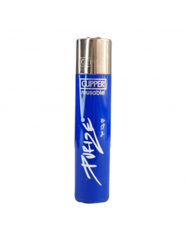 Clipper lighter in PURIZE pattern blue