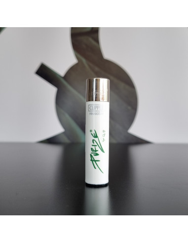 Clipper lighter in PURIZE pattern white