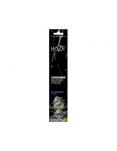 Incense sticks HaZe Cannabis 15 pcs. Various scents BLUEBERRY