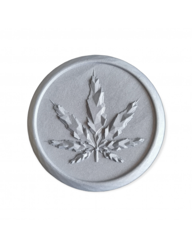 Leaf Grinder, 3 parts acrylic, dia. 70 mm silver