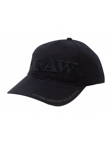RAW Poker Hat Black on Black with a tamper