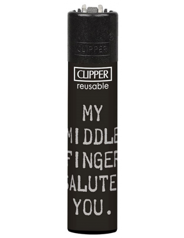 Zapalniczka Clipper wzór ANNOYING QUOTES nadruk 2