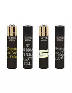 Zapalniczka Clipper wzór ANNOYING QUOTES