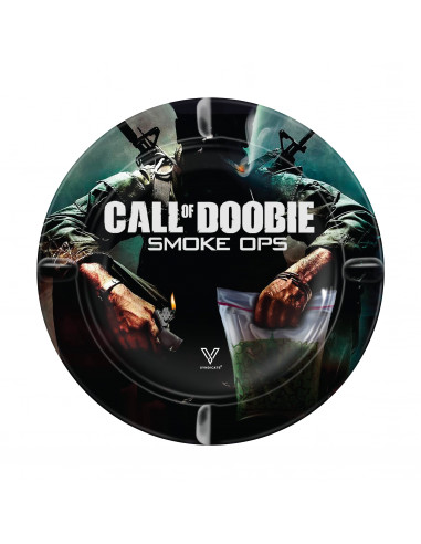 Call of Doobie metal ashtray, 14 cm diameter