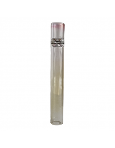 Insignia glass pipe, length 9 cm
