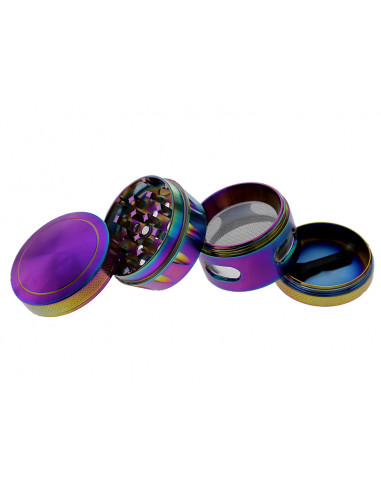 Grinder for dried material Rainbow Metal 4 parts, diameter 40 mm
