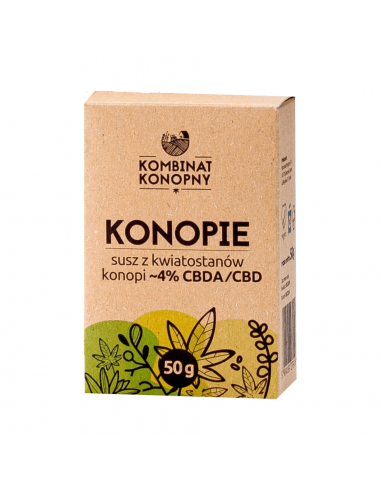 Dried hemp inflorescences 4% CBDa/CBD 50 g Konopny Kombinat
