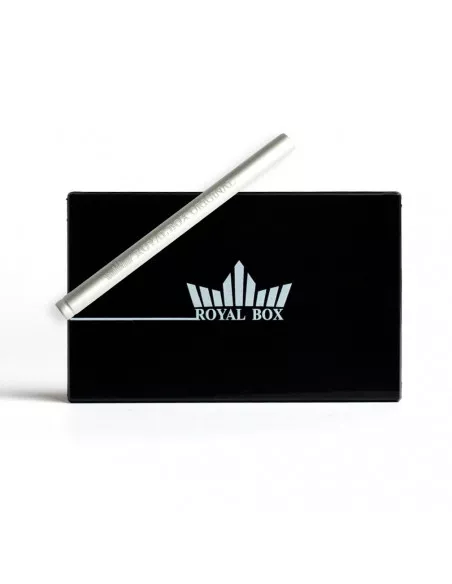 Royal Box - Schowek do tabaki z rurką i podziałką Snuff Box black