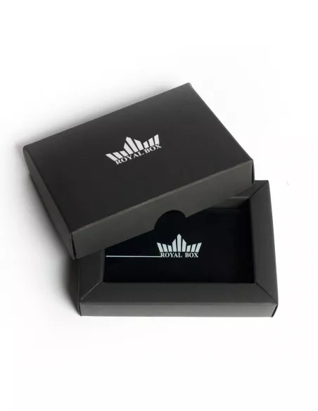 Royal Box - Schowek do tabaki z rurką i podziałką Snuff Box black