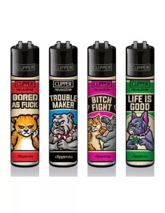 Zapalniczka Clipper wzór VINTAGE MASCOTS