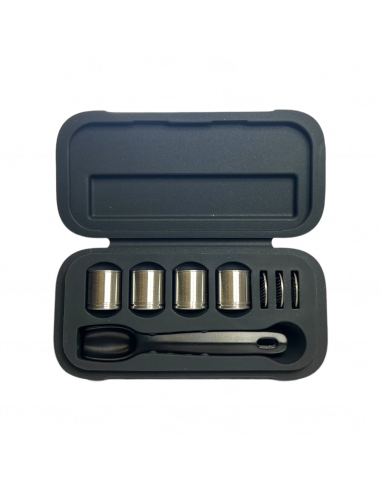 Case with capsules and spatula for Fenix Mini Titanium vaporizer