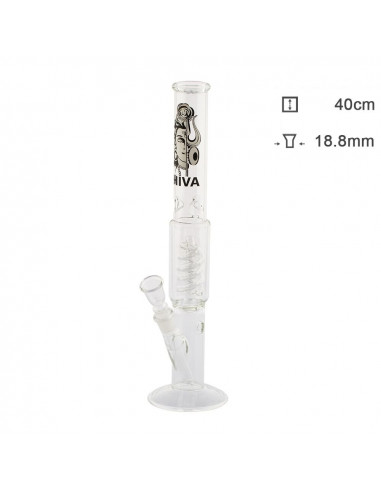 Shiva ice bong with diffuser and turbo, height 40 cm, cut 18.8 mm