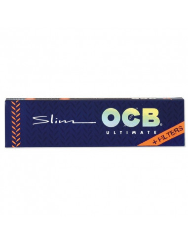 OCB Ultimate Slim - Bibułki + filtry białe