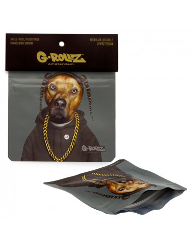 Saszetka na susz G-Rollz Snoop Dogg bezzapachowa 90x80 mm