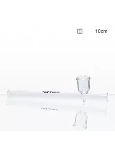 Szklana lufka Kawum długość 10 cm