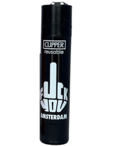 Zapalniczka Clipper wzór AMSTERDAM F-LOVE nadruk 1