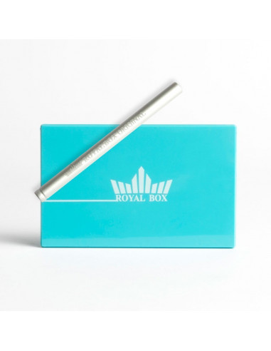 Royal Box - Snuff box with tube and scale Snuff Box turquoise
