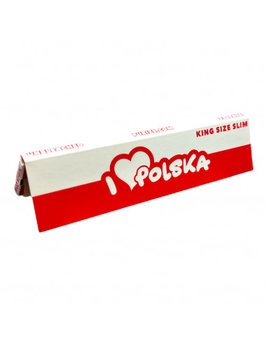 Purize I love Poland King Size Slim papers brown