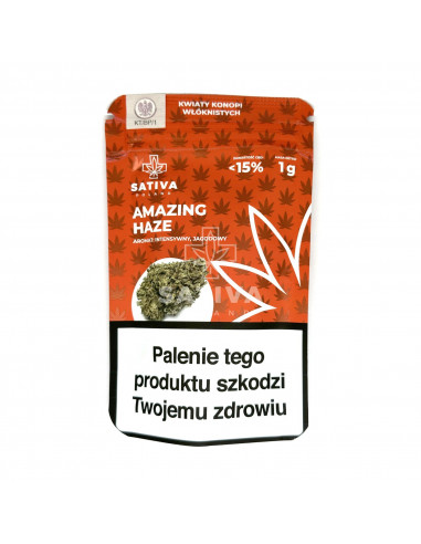 Hemp CBD Amazing Haze Sativa Poland 1g