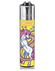 Zapalniczka Clipper wzór UNICORN RAINBOW 2