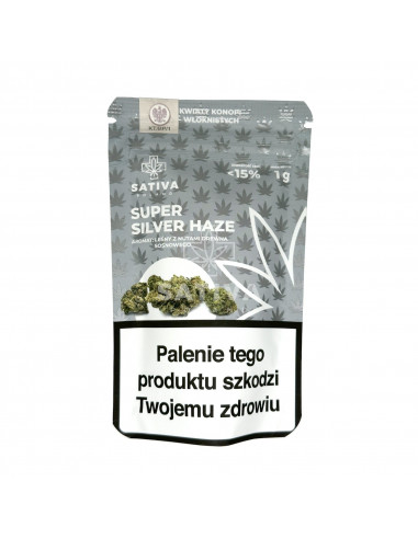 Susz konopny cbd Sativa Poland Super Silver Haze 1g