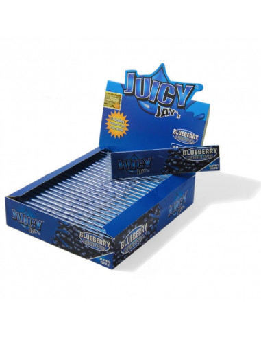 Juicy Jays KS Slim Blueberry Tissue Papers WHOLE PACK 24 pcs.