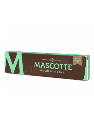 Mascotte Brown KS Slim Combi Pack papers with filters