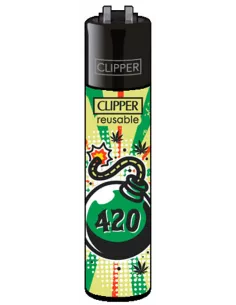 Zapalniczka Clipper wzór 420 TATTOO 2