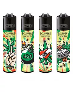 Zapalniczka Clipper wzór 420 TATTOO